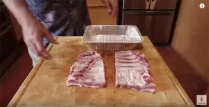 cut ribs in half