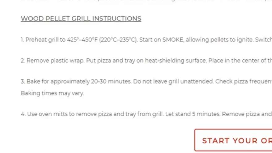 Pizza on a Pellet Grill  Papa Murphy's Grilling Instructions