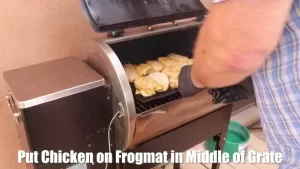 place chicken on grill