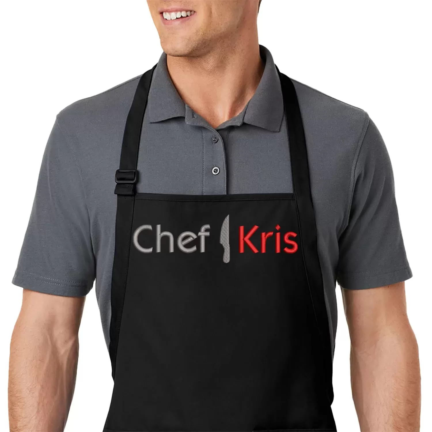 Embroidered Chef Apron